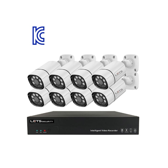 NVR 8채널 5백만 화소 POE IP CCTV 초고화질 KC 인증