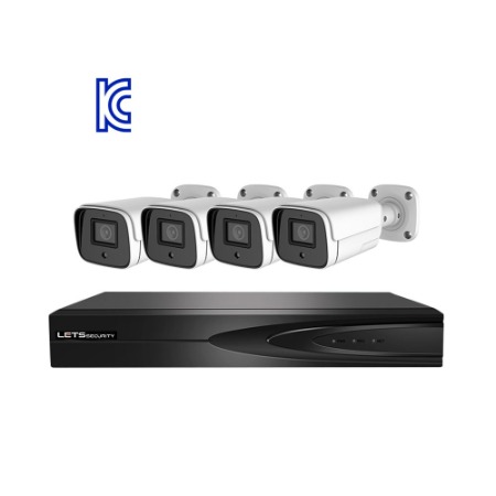 NVR 4채널 POE 3백만 화소 초고화질 IP CCTV KC 인증